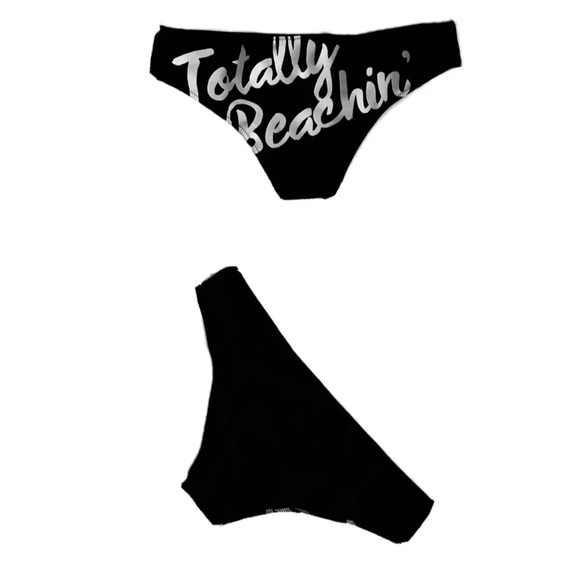 Victoria's Secret TOTALLY BEACHIN Graphic Cheeky Hipster Bikini Bottom Small P - Picture 5 of 5